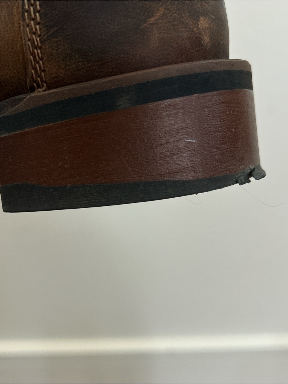 Women’s Laredo Brown Leather Lace-Up Boots - Picture 4 of 4